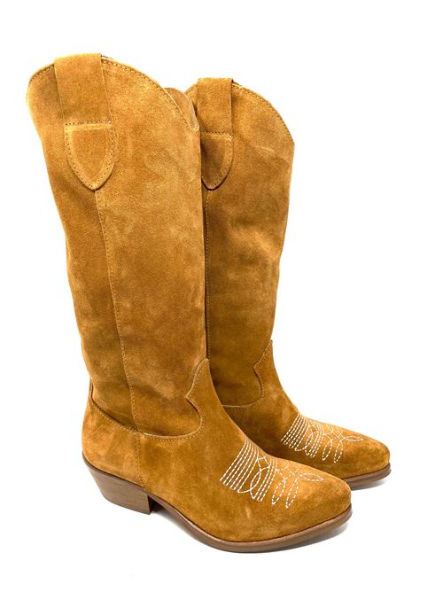 Texanischer Damenstiefel IL LACCIO | 500/50VELOURCUOIO